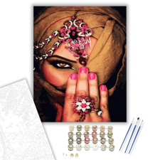 Számfestő.hu Takarásban - számfestő készlet – 40×50 cm (Keretre feszítve) kreatív és készségfejlesztő