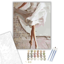 Számfestő.hu Táncjáték - számfestő készlet – 40×50 cm (Keretre feszítve) kreatív és készségfejlesztő