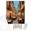 Számfestő.hu Tapas Esték Barcelonában - számfestő készlet – 50×60 cm (Keretre feszítve)