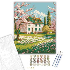 Számfestő.hu Tavaszi Ébredés Harmóniája - számfestő készlet – 40×50 cm (Keretre feszítve) kreatív és készségfejlesztő