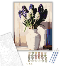 Számfestő.hu Tavaszi jácint illat - számfestő készlet – 40×50 cm (Keretre feszítve) kreatív és készségfejlesztő