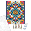 Számfestő.hu Tavaszi Virág Mandala - számfestő készlet – 80×100 cm (Keret nélkül)