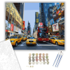 Számfestő.hu TAxik New Yorkban - számfestő készlet – 40×50 cm (Keretre feszítve)