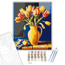 Számfestő.hu Tulipán álom - számfestő készlet – 40×50 cm (Keretre feszítve) kreatív és készségfejlesztő