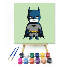 Számfestő.hu Városi megmentő - gyerek számfestő készlet – 30×30 cm (Keretre feszítve) kreatív és készségfejlesztő