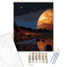 Számfestő.hu Vénusz Éjszakai Oldala - számfestő készlet – 80×100 cm (Keret nélkül) kreatív és készségfejlesztő