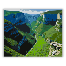 Számfestő.hu Vikos-kanyon Panoráma - számfestő készlet kreatív és készségfejlesztő