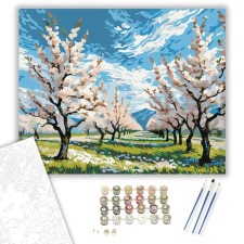 Számfestő.hu Virágzó Tavaszi Liget - számfestő készlet – 50×60 cm (Keret nélkül) kreatív és készségfejlesztő