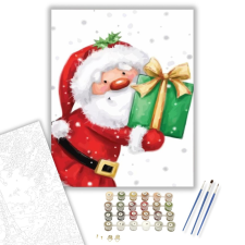 Számfestő.hu Zöld ajándékcsomag - számfestő készlet – 40×50 cm (Keretre feszítve) kreatív és készségfejlesztő