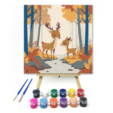 Számfestő Kis őzikék - gyerek számfestő készlet kreatív és készségfejlesztő