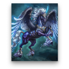 Számfestő Szárnyas paripa - számfestő készlet kreatív és készségfejlesztő