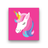 Számfestő Unikornis Arc - gyerek számfestő készlet