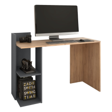  Számítógépasztal, tölgy craft arany/grafit, ZINO NEW íróasztal