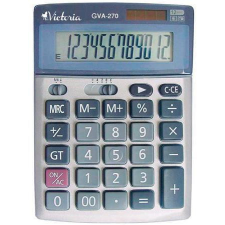 Számológép, asztali, 12 számjegy, VICTORIA OFFICE, "GVA-270" számológép
