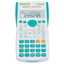 Számológép tudományos 240 funkciós türkiz kék Antilop A-8200C számológép