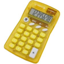 Számológép zseb OLYMPIA LCD-825 8 digit sárga KIFUTÓ TERMÉK számológép