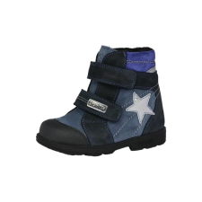 Szamos Kölyök 21-es SZAMOS TEX szupinált, téli bundás cipő fiúknak - csillagos gyerek cipő