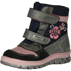Szamos vízálló (SzamTex) bélelt téli csizma, virágos (22-24 méretben) 1882-67127 (22)