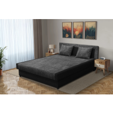  Szandra franciaágy fekete és sötét szürke zsákszövet lenyűgöző 4 méretben ágy és ágykellék