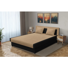  Szandra franciaágy fekete és világos fahéj szövet lenyűgöző 4 méretben ágy és ágykellék