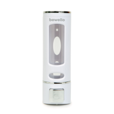  Szappanadagoló - kézzel működtethető - 400 ml - fali - fehér fürdőszoba kiegészítő