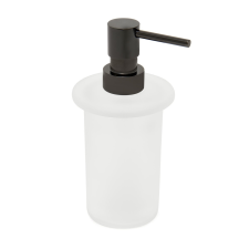  Szappanadagoló SAT Simply R PVD fém PVD gun/matt üveg SATDSIMRDAVGM fürdőszoba kiegészítő