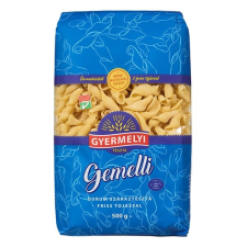 Száraztészta gemelli GYERMELYI 2 tojásos durum 500g tészta