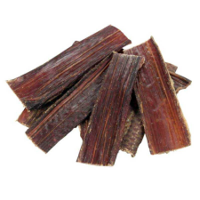  Szárított marhahús szeletek 250 gr 12 cm-es lapított jutalomfalat kutyáknak