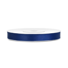Szatén szalag – 12 mm – Sötétkék sütés és főzés