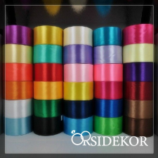  Szatén szalag, 38 mm dekorációs kellék