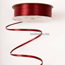  Szatén szalag 3 mm x 91.44 m - Bordó szalag, masni
