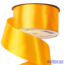 Szatén szalag 50 mm x 22.86 m - Sötét Citromsárga dekorációs kellék