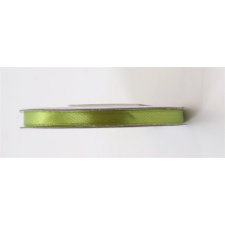 . Szatén szalag, 6 mm, limezöld szalag, masni