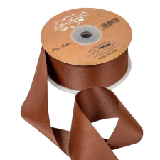  Szatén szalag matt Chocolate 38mmx20m dekorációs kellék