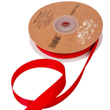  Szatén szalag matt Red 16mmx20m dekorációs kellék
