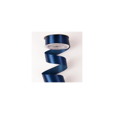  Szatén szalag, tengerészkék, szélessége: 25 mm. Az ár EGY méterre vonatkozik! dekorációs kellék