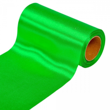  Szatén tekercs 30 zöld 12cm x10m dekorációs kellék