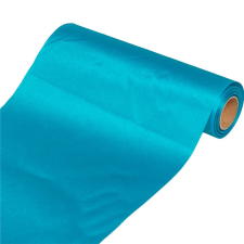  Szatén tekercs 89 türkizkék 23cmx10m dekorációs kellék