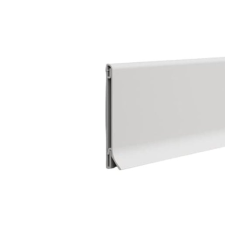 Szegélyléc Eviso fehér matt, alumínium hossz 250 cm, élmagasság 60 mm, ASWH0460 élvédő, sín, szegélyelem