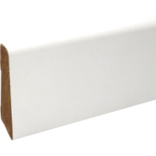 Szegélyléc Modern 60 fehér 58 mm x 16 mm 2400 mm hosszú laminált parketta