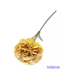  Szegfű antik szálas selyemvirág 40 cm - Halvány Barna dekorációs kellék