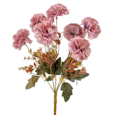  Szegfű csokor 7v. M42cm 48db/# dekorációs kellék