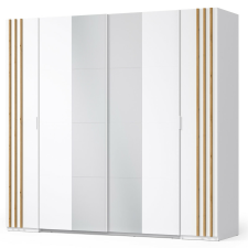  Szekrény, 2D, fehér/artisan tölgy, FLORENS bútor