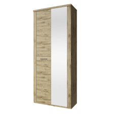  Szekrény 2D tükörrel, navarra tölgy, DORSI bútor