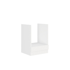  Szekrény, beépíthető tűzhelyhez, fehér, SPLIT 60 DG BB bútor