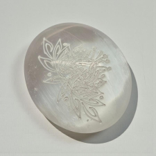  Szelenit szappankő lótusz faragással szappan