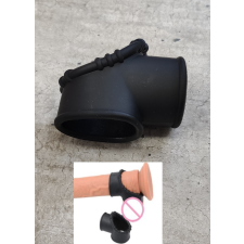  Széles fekete szilikon péniszgyűrű. péniszgyűrű