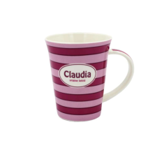 Személyre szabott porcelán bögre Claudia bögrék, csészék