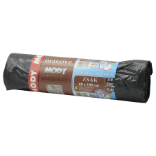 Szemeteszsák 110 liter 60 x 100 cm 10 db/tekercs fekete tisztító- és takarítószer, higiénia