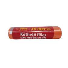 Szemeteszsák, köthető füles, 35 l, 20 db, "Tuti" tisztító- és takarítószer, higiénia